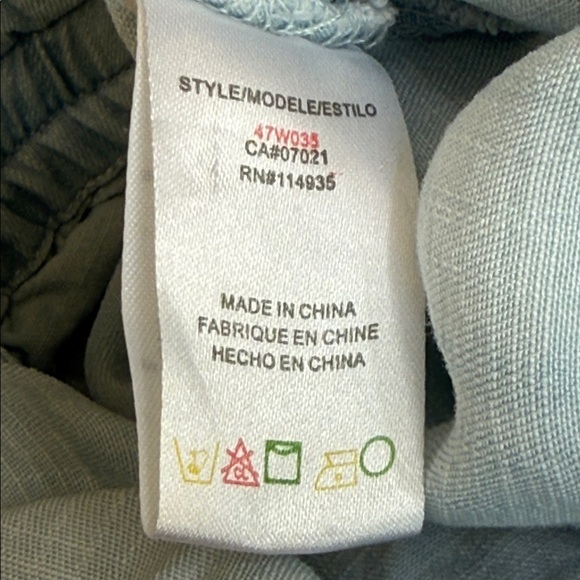 Light Blue Button-Up Jumpsuit - Picture 9 of 10